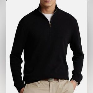 Polo Ralph Lauren Lambswool Half Zip Sweater